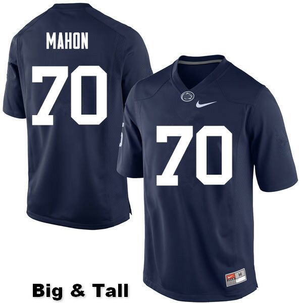 NCAA Nike Men's Penn State Nittany Lions Brendan Mahon #70 College Football Authentic Big & Tall Navy Stitched Jersey ZLT0298CU